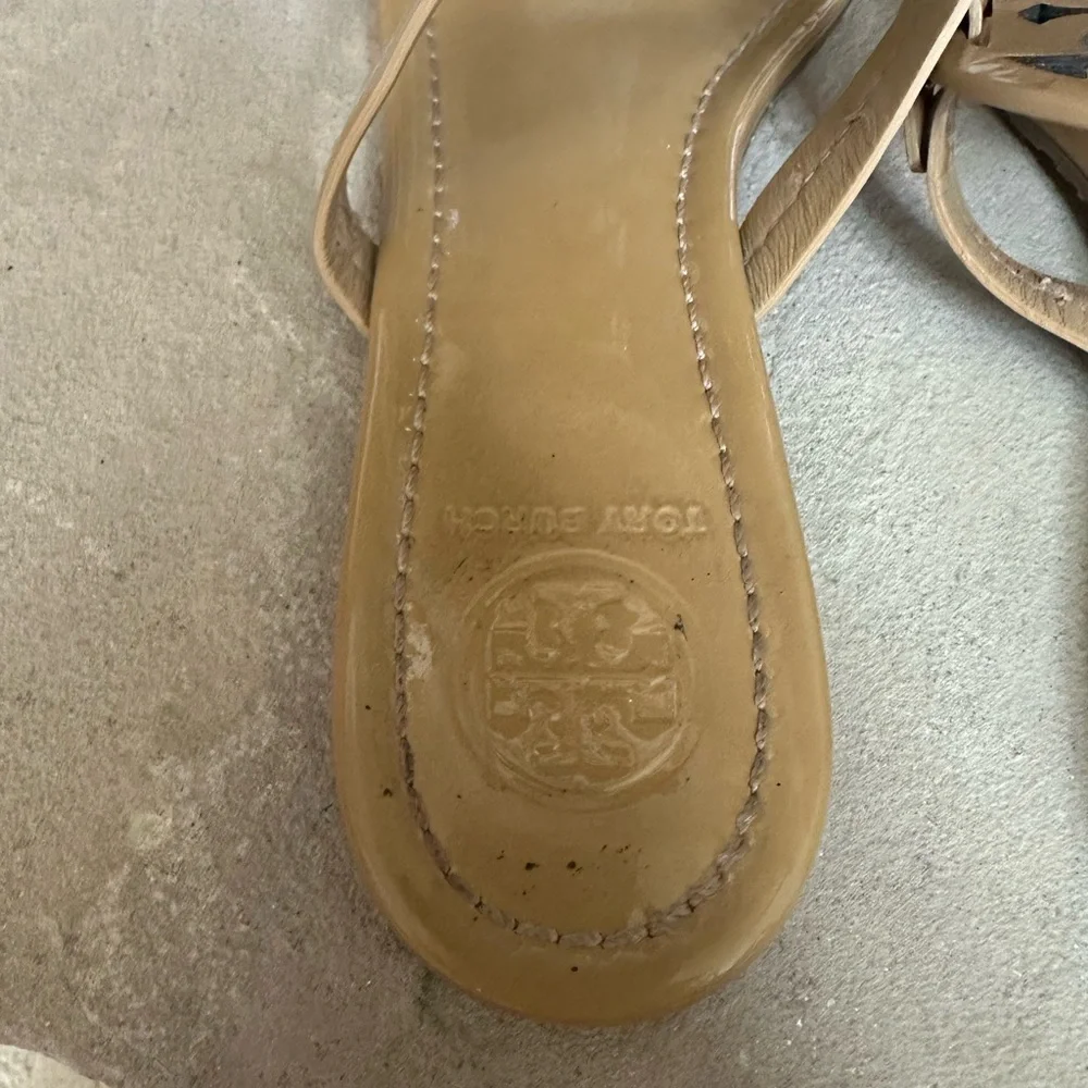 Tory Burch Miller Sandals in Sand - Picture 3 of 7